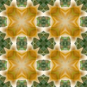 Abstract geometric pattern with earthy tones.