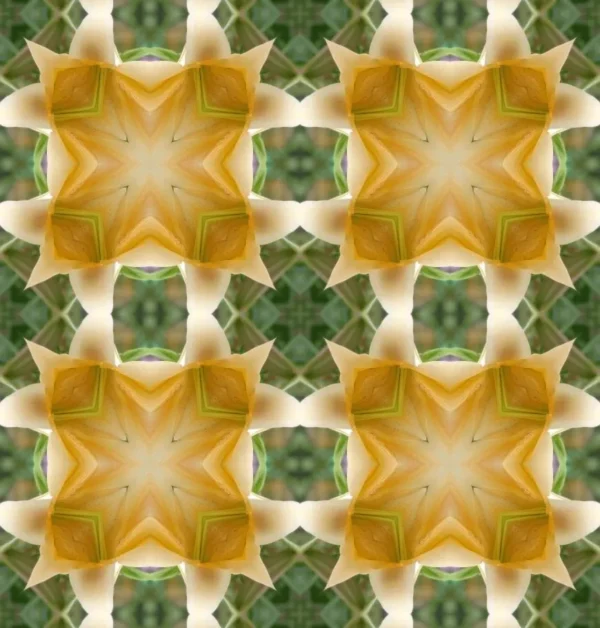 Abstract geometric pattern with earthy tones.