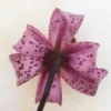 Underside of pink spotted lily flower