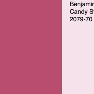Two vertical color blocks: dark pink and light pink.